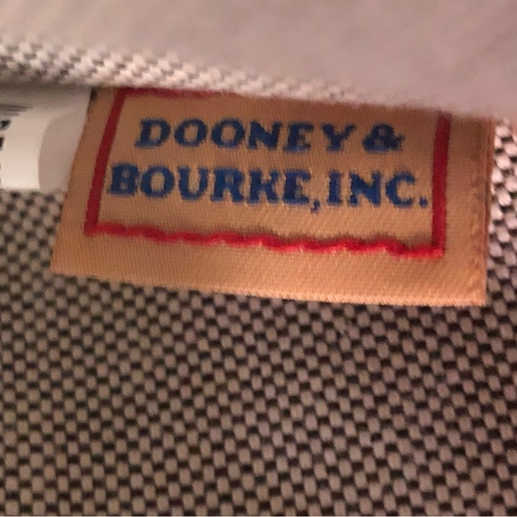 Dooney & Bourke Buckel Satchel Tote Bag Signature Design w/ Leather Trim - Picture 14 of 15